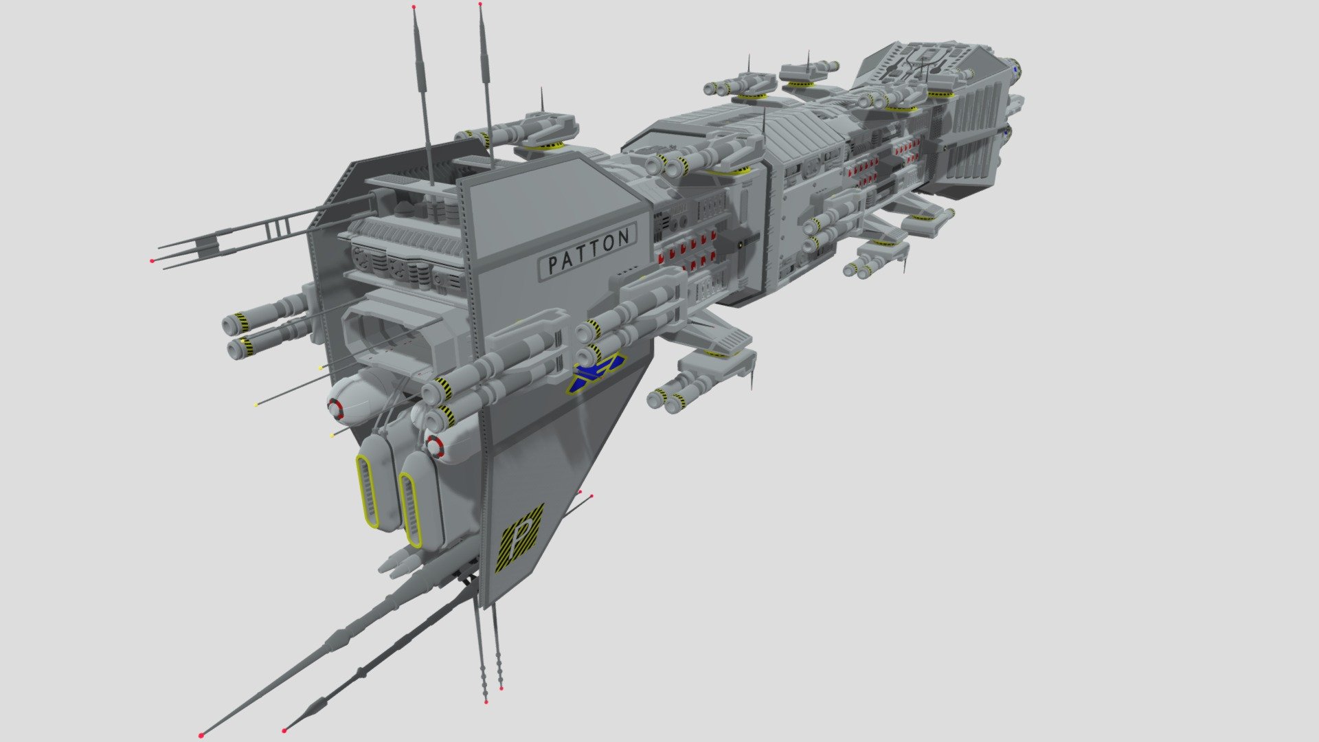 Nova Class Dreadnought - Babylon 5 - Fan-Art - 3D model by DFL81