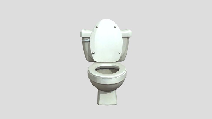 Skibidi toilet template 3D Model