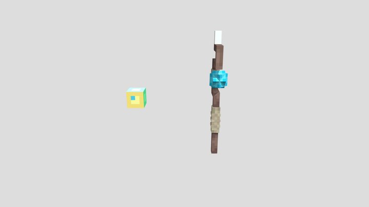 WizardStaff 3D Model