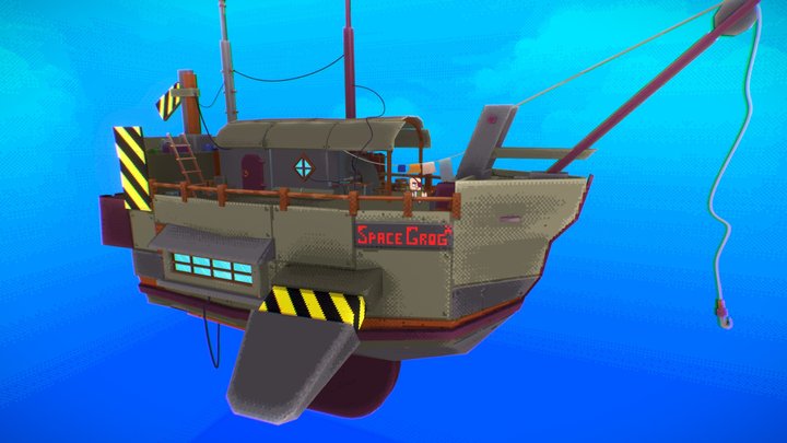 Yaaarr in the sky! 3D Model