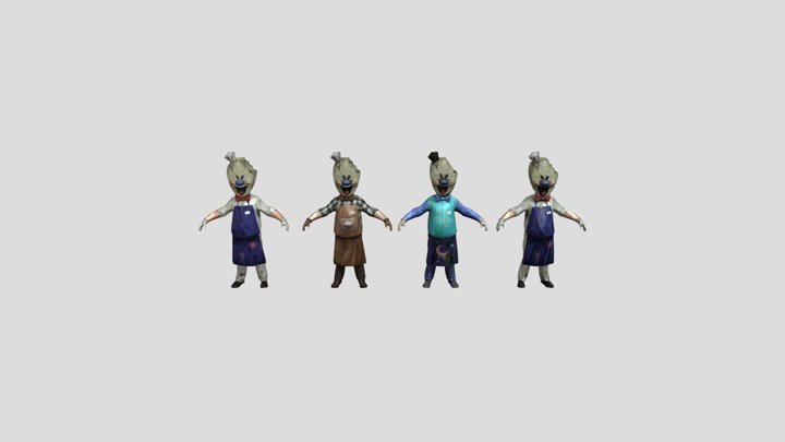 rod skins 3D Model