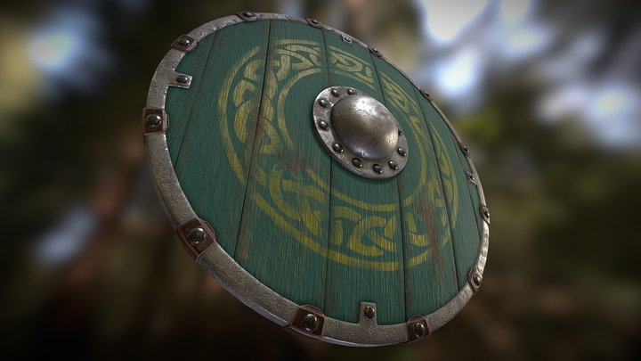 Viking Shield 3D Model