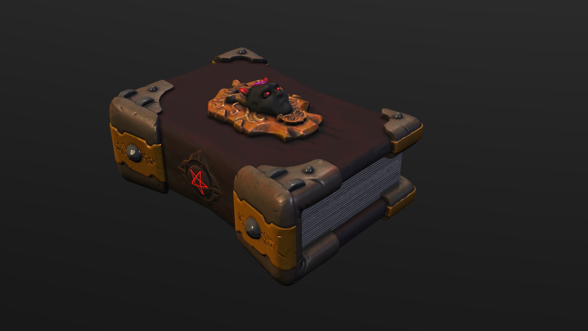 3D model Demon Book - This is a 3D model of the Demon Book. The 3D model is about a close-up of a toy.