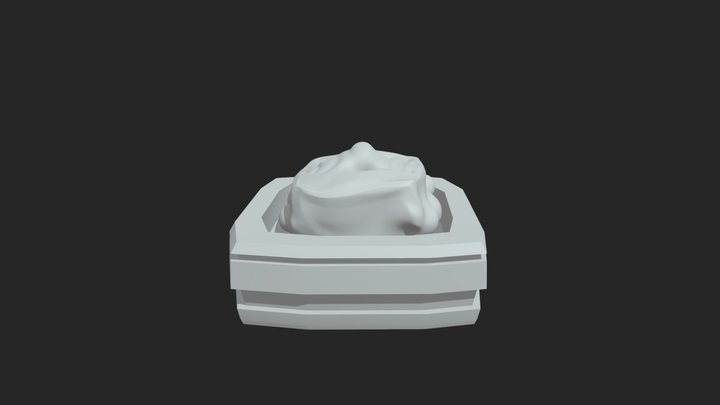 Cursed amulet DND 3D Model