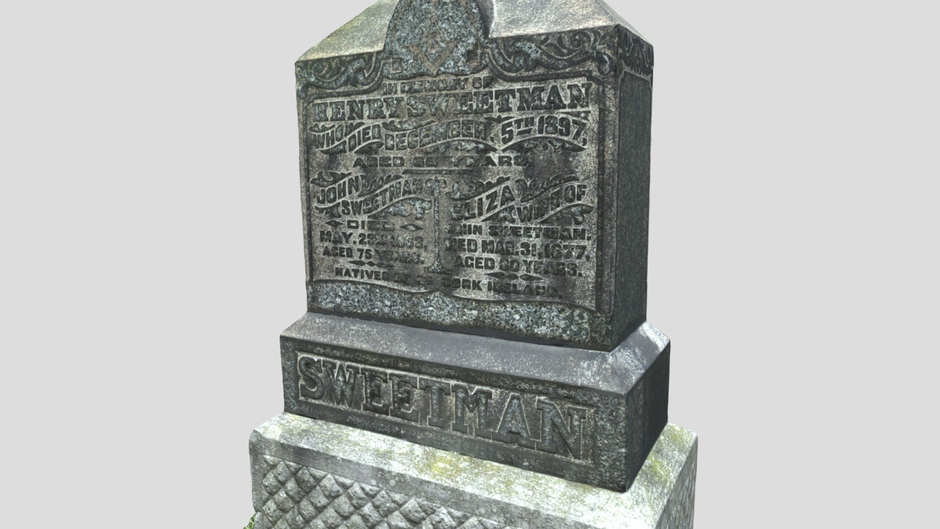 George Sweetman Tombstone