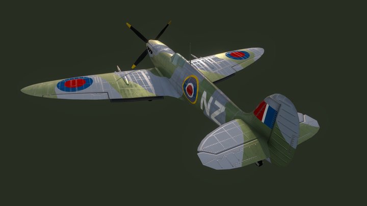 Spitfire 3D Model