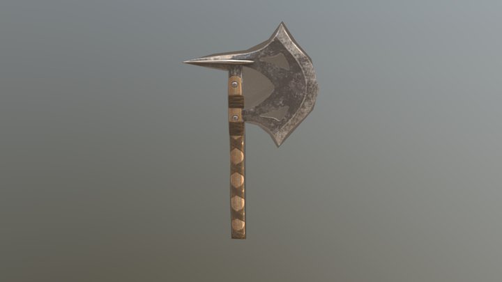 298_ Game of Thrones Lobodas Axe 3D Model