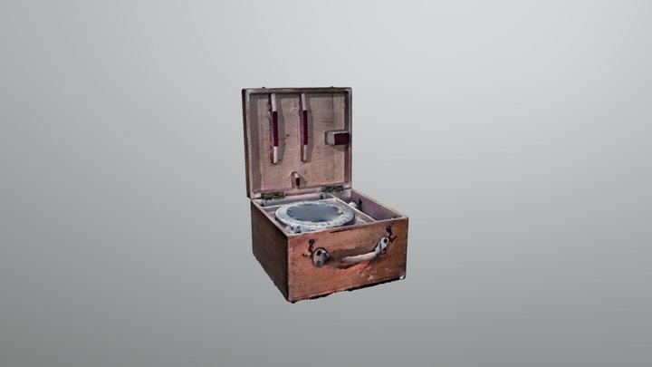 Transferidor utilizado em testes balísticos 3D Model