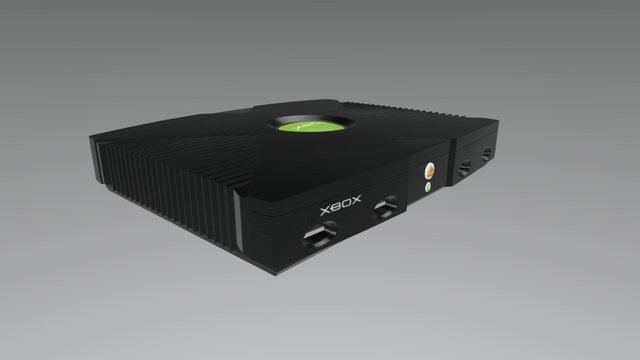 Original Xbox Slim 3D Model