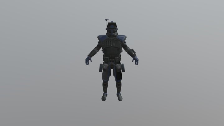 ARC Trooper Senior Commander 3D Model