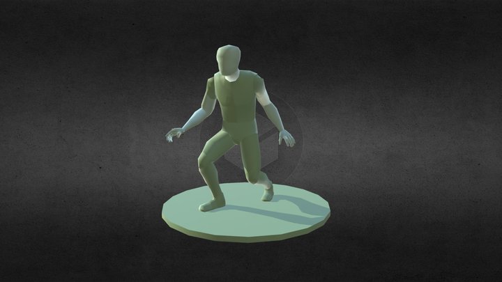 Thief Idle, Walk, and Run 3D Model