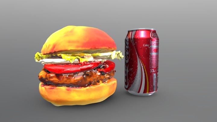 Gameready Burger Model