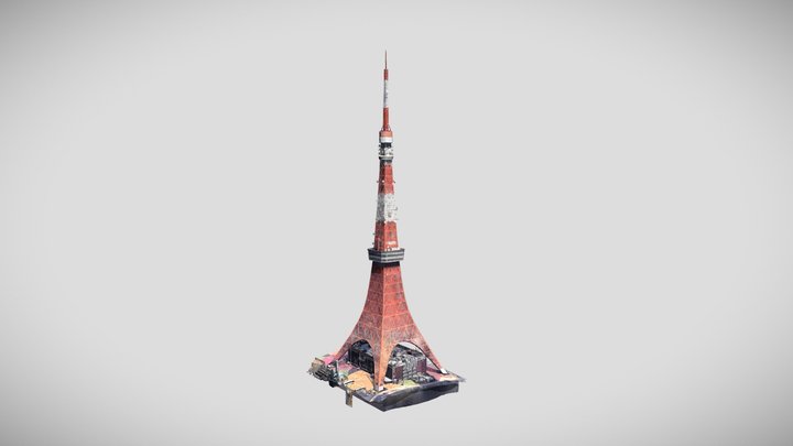 Tokyo Tower 3D Model