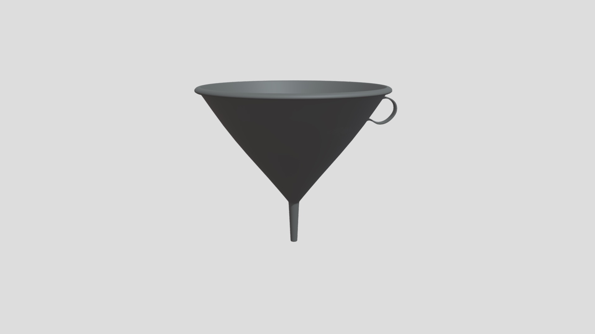 3D model Funnel - This is a 3D model of the Funnel. The 3D model is about chart, funnel chart.