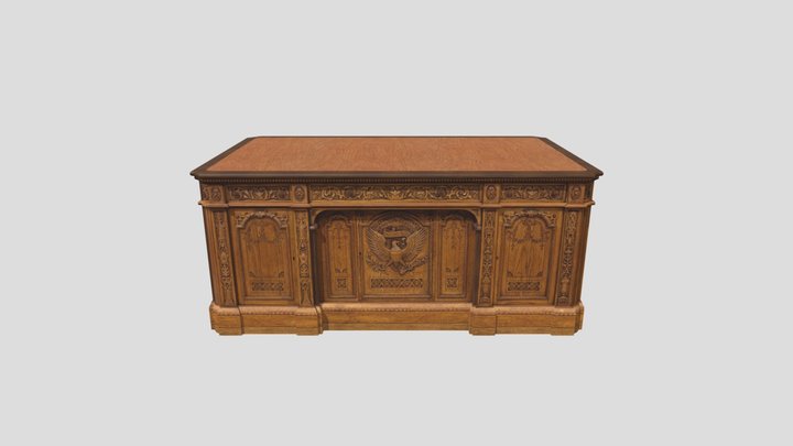 Resolute Desk Untitled 3D Model