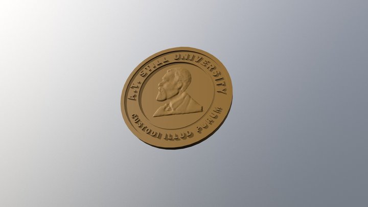 DAT coin 3D Model