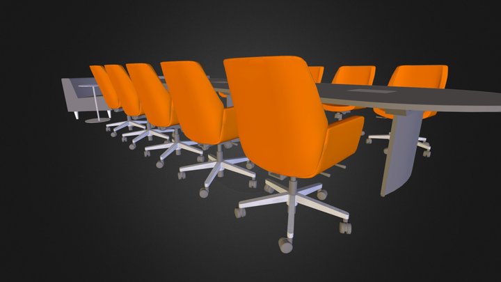 Meeting/Conference Space 3D Model