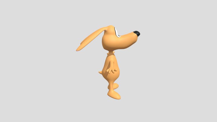 3d Cartoony Dog test