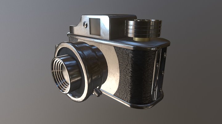 Vintage Camera - Niklas Taipalinen TTK16SPG 3D Model