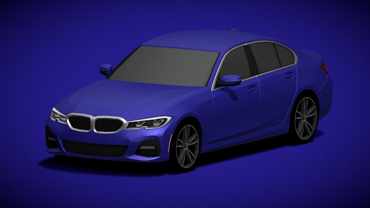 [FREE] 2020 BMW 3 Series G20 3D Model