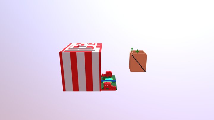 Nee Tilted Divot 3D Model