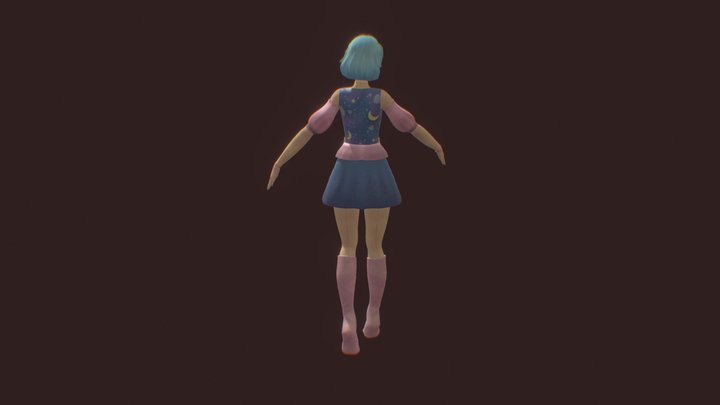 Blu 3D Model