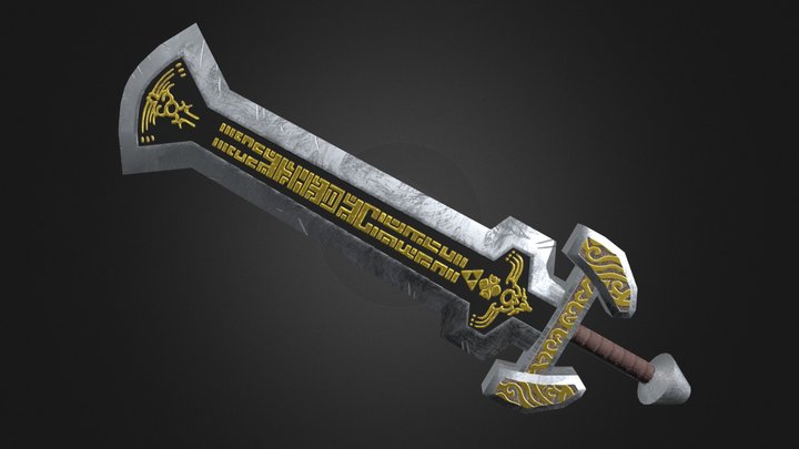 darknut sword 3D Model
