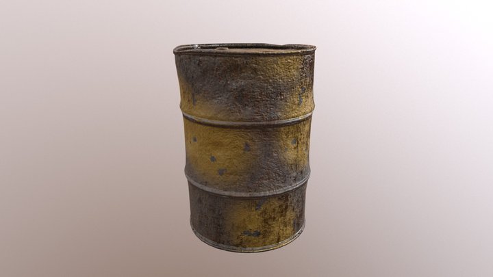 ACG Oil drum 3D Model