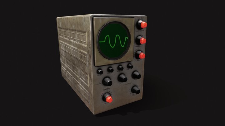 Osciloscopio 3D Model