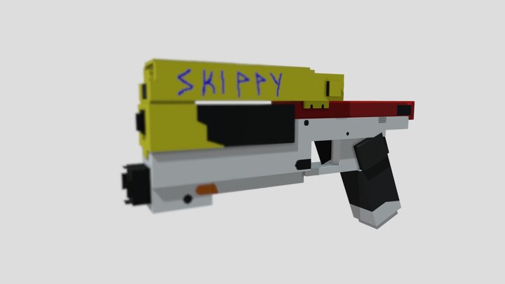 Skippy Cyberpunk 2077 Minecraft 3D Model