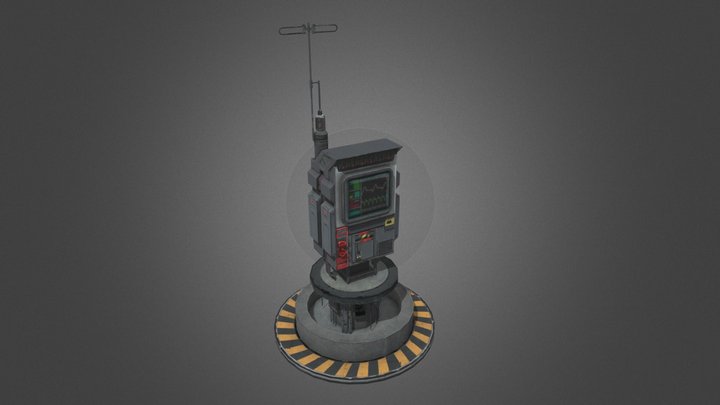 Recall Tower - PUBG MOBILE 3D Model