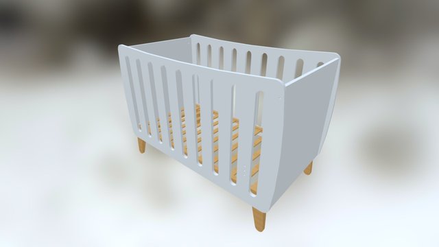 Harmony Single crib 3D Model