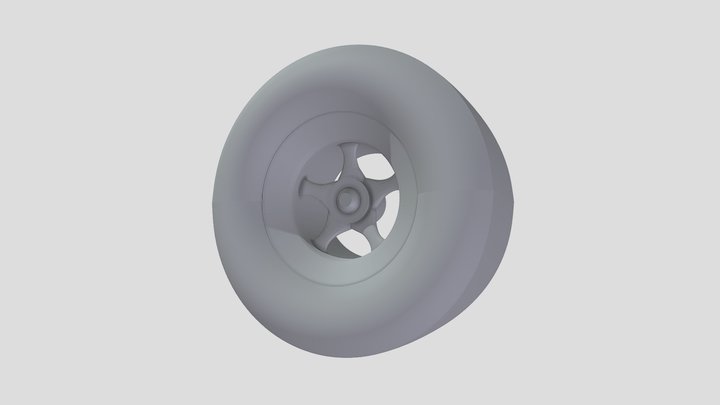 F1 Benetton B193 Tyre 1993 3D Model