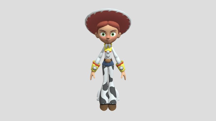 Disney Infinity Jessie 3D Model