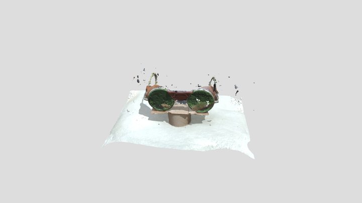 Modern Snow Goggles 2 3D Model