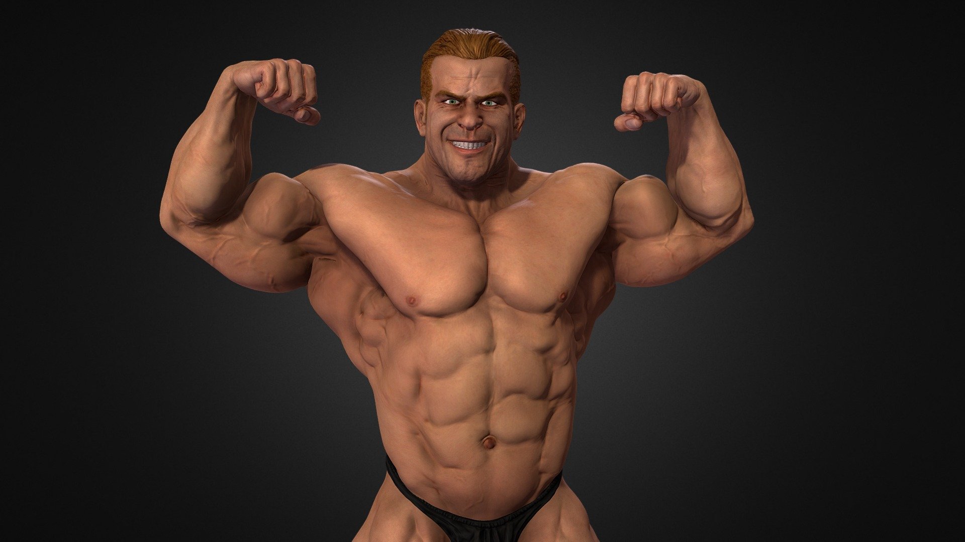 4X Mr. Olympia Jay Cutler - 3D model by BergmannIIpruss.