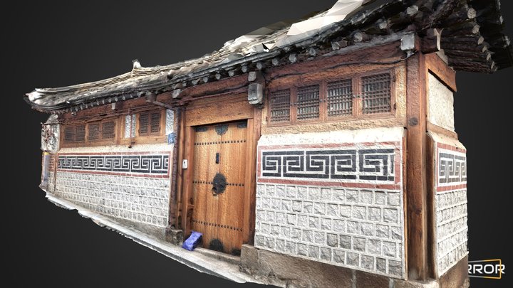 Korean Traditional House, Hanok 3D Model