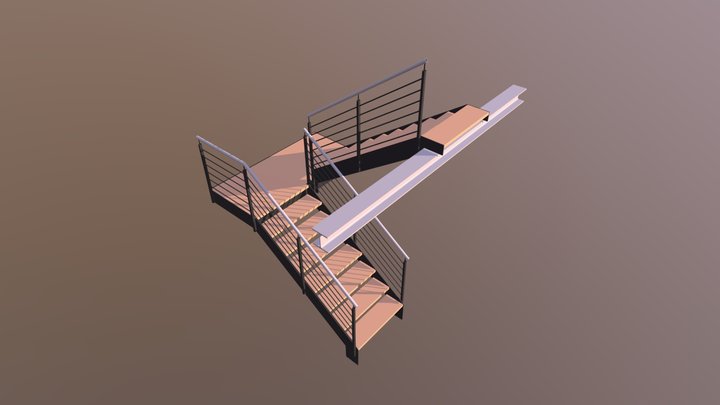 Treppe V2 3D Model