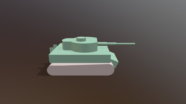 Simplified Tiger I 3D Model