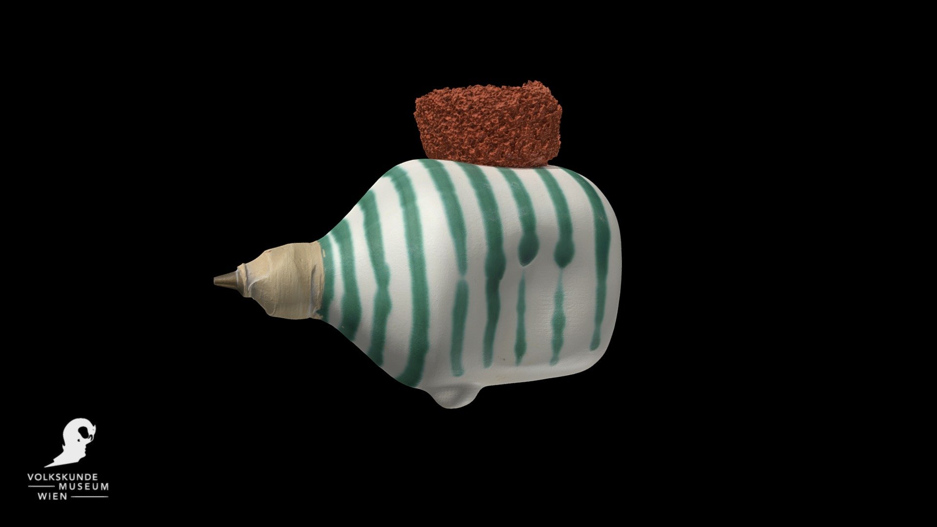 Gießbüchse mit Gummischwamm ÖMV 89.157 — Sketchfab embed 3D viewer