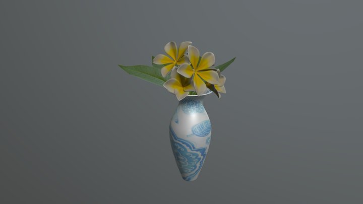 Flower Vase 3D Model