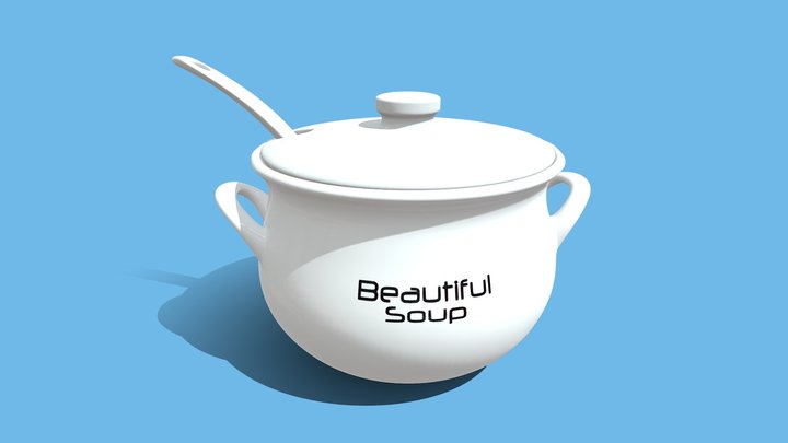 Soup Tureen 3D Model