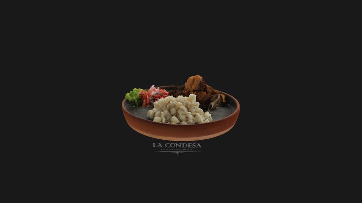 Chicharrón de Chancho 3D Model