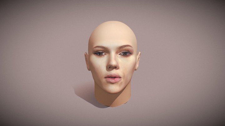 Scarlett Johansson 3D Head/Face 3D Model