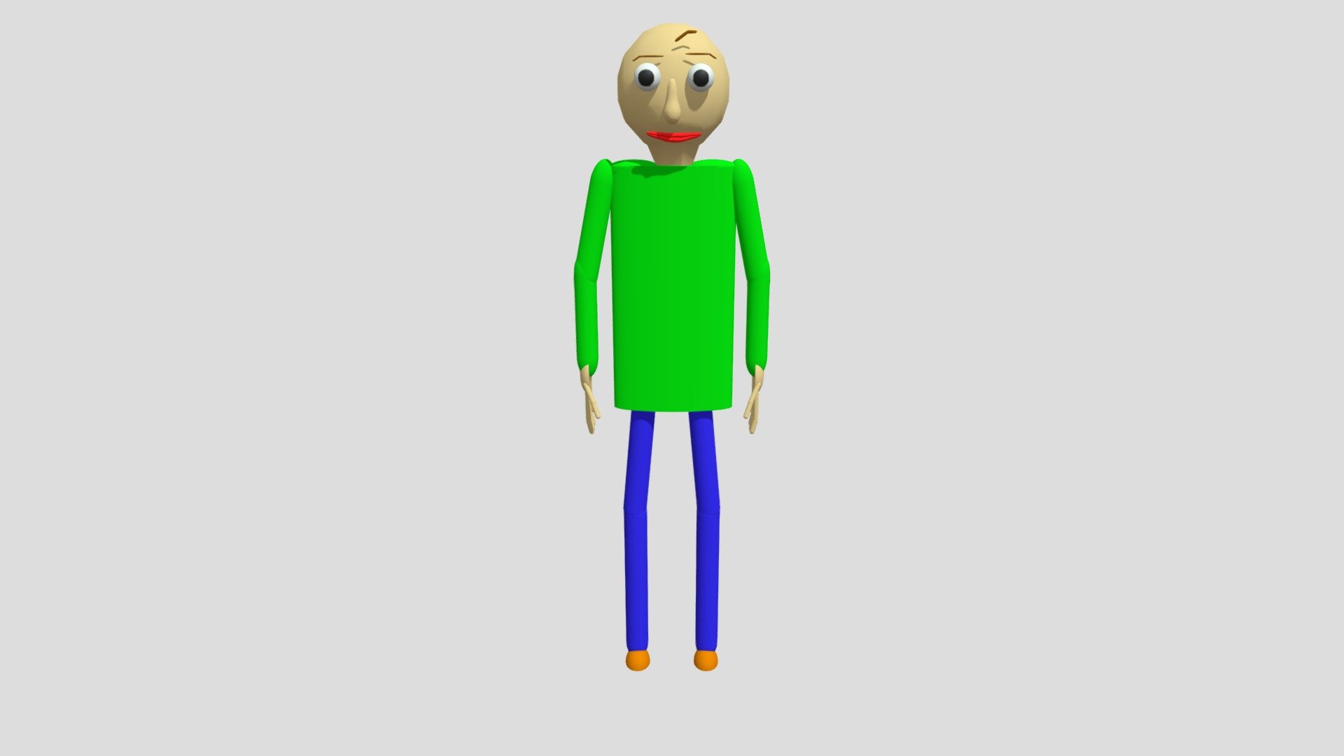Baldi Normal - 3D model by LankyBox (@calronald4) [dc3848d] - Sketchfab