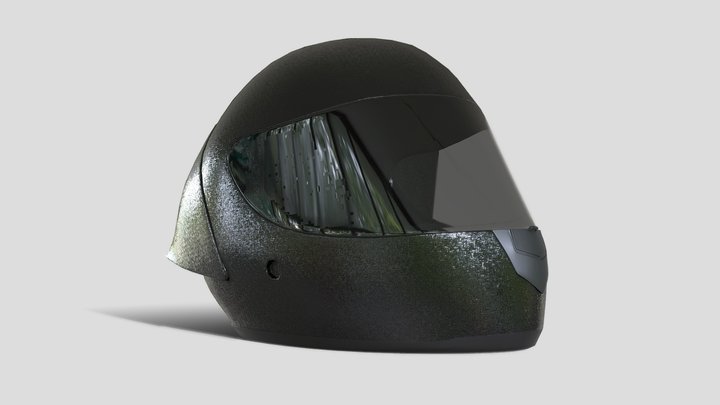 Motorcycle Helmet 3D Model