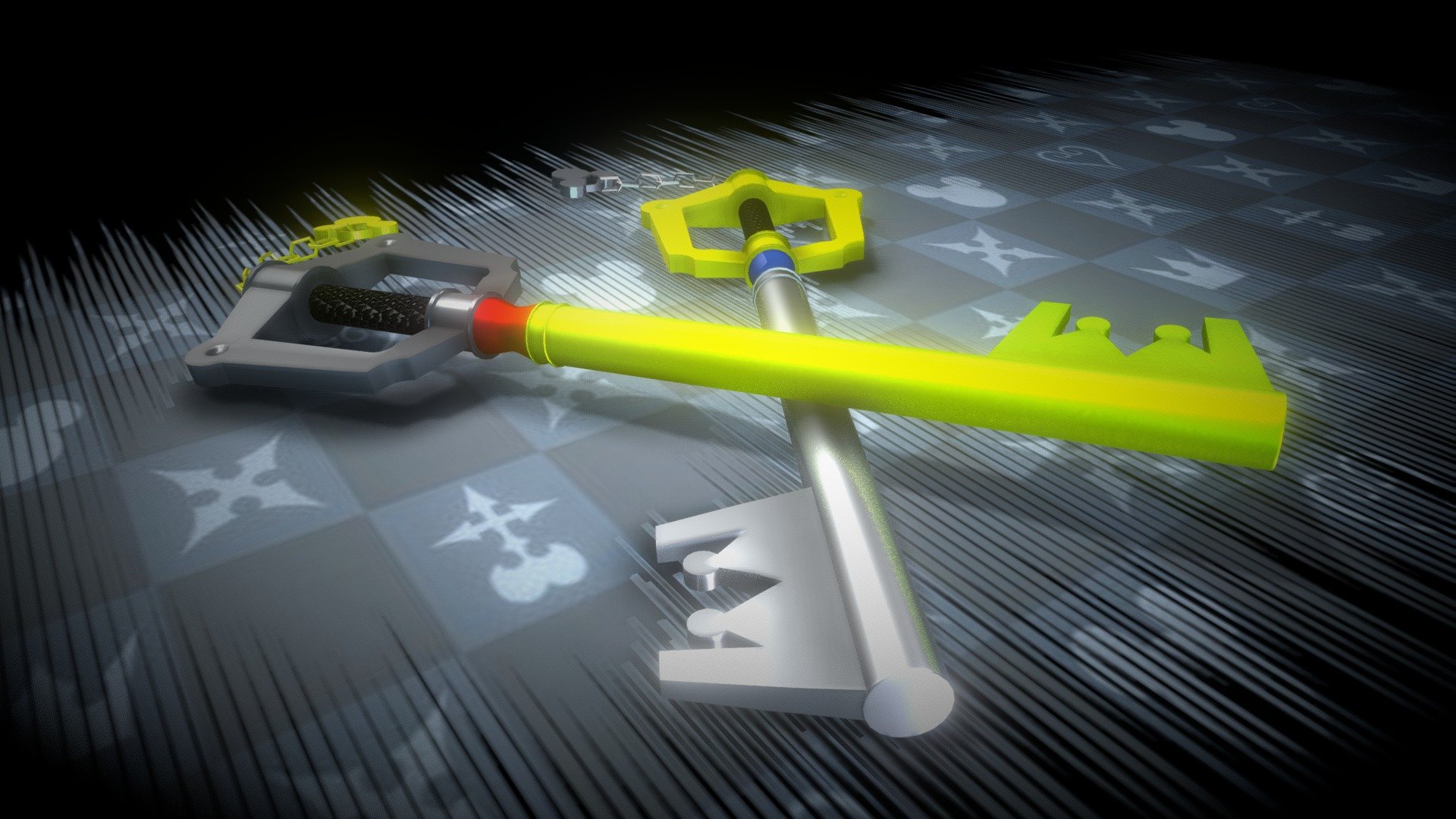 The king and the Keyblade chosen one