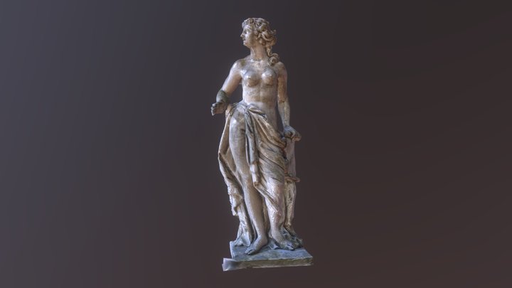 Woman with a scroll (Neues Palais, Potsdam) 3D Model