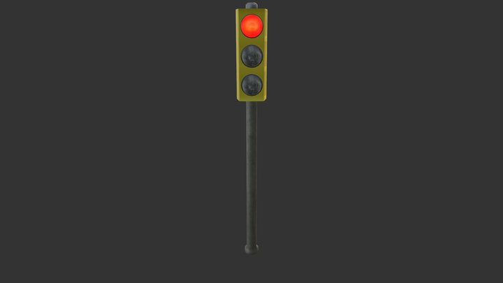 Traffic Light 3D Model