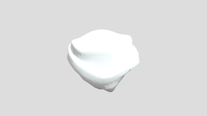 Black/White scarf (R15) 3D Model
